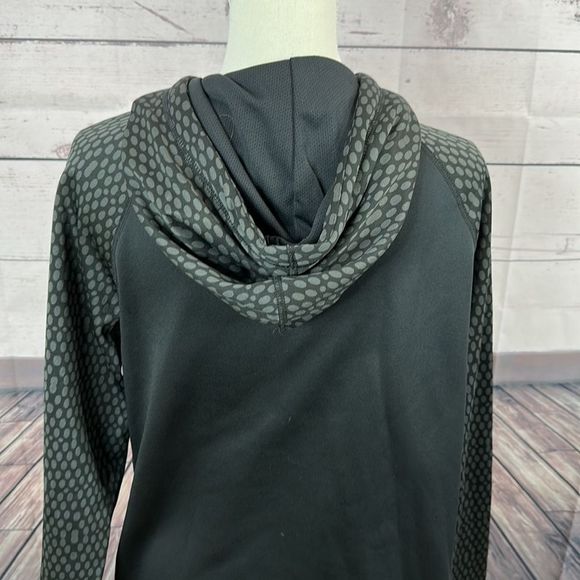 Nike Mens Therma Fit Hoodie size Medium Black Long Sleeve Fleece Lined Pull Over - Picture 5 of 10